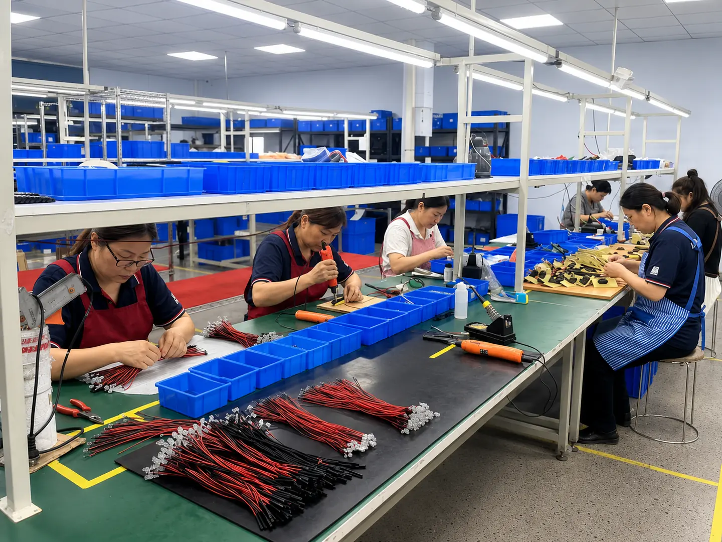System integration and assembly inside the GreenyFox production facility